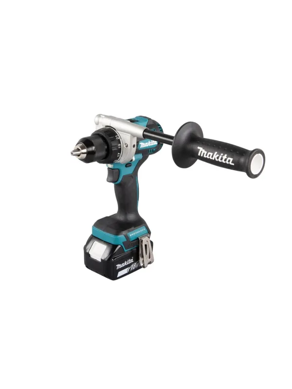 Аккумуляторный дрель-шуруповерт Makita DDF486RTJ, 203972, синий/черный