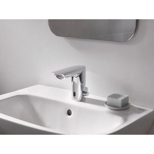 Смеситель для раковины cенсорный Grohe Bau Cosmopolitan E 36453 000 (36453000) хром — фото 8 из 10