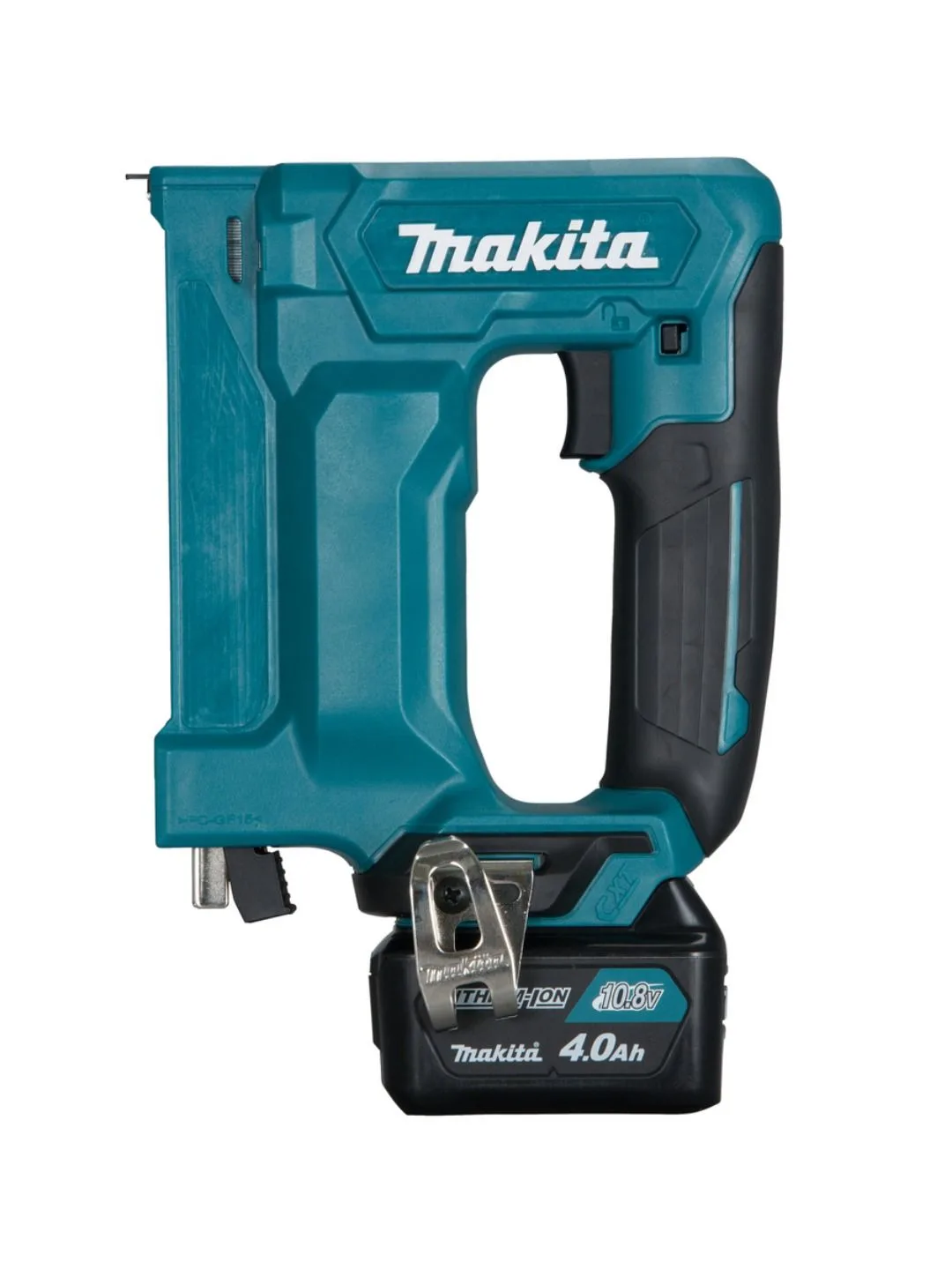 Аккумуляторный степлер Makita ST113DSMJ, скобы, зеленый, черный