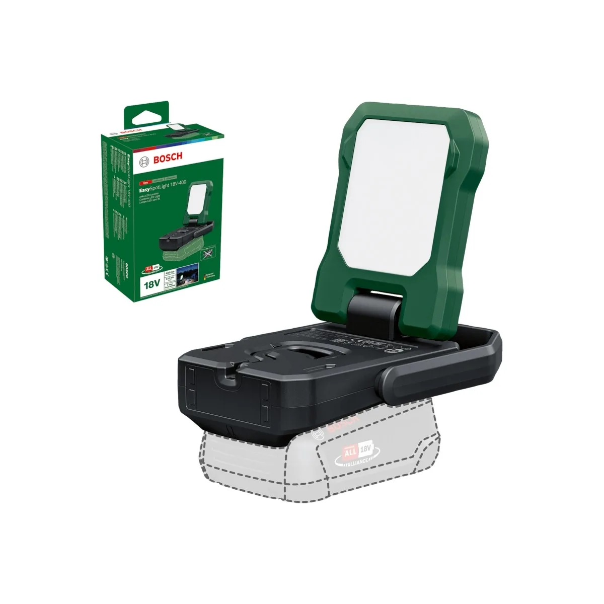 Фонарь аккумуляторный Bosch EasySpotlight 18V-400, 18,0 В, 400 лм — фото 3 из 4