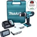 Ударная дрель-шуруповёрт Makita HP488D011, зеленый/черный, в кейсе