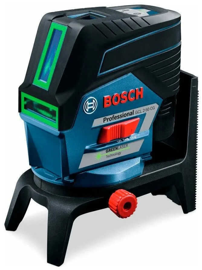 Комбинированный лазерный нивелир Bosch GCL 2-50 CG + 2 крепления + L-Boxx 0.601.066. H00 — фото 9 из 12