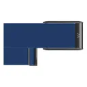 Влагостойкий ремешок для браслета Whoop 5.0 (ONE, PEAK) Coreknit Band (Royal Blue)