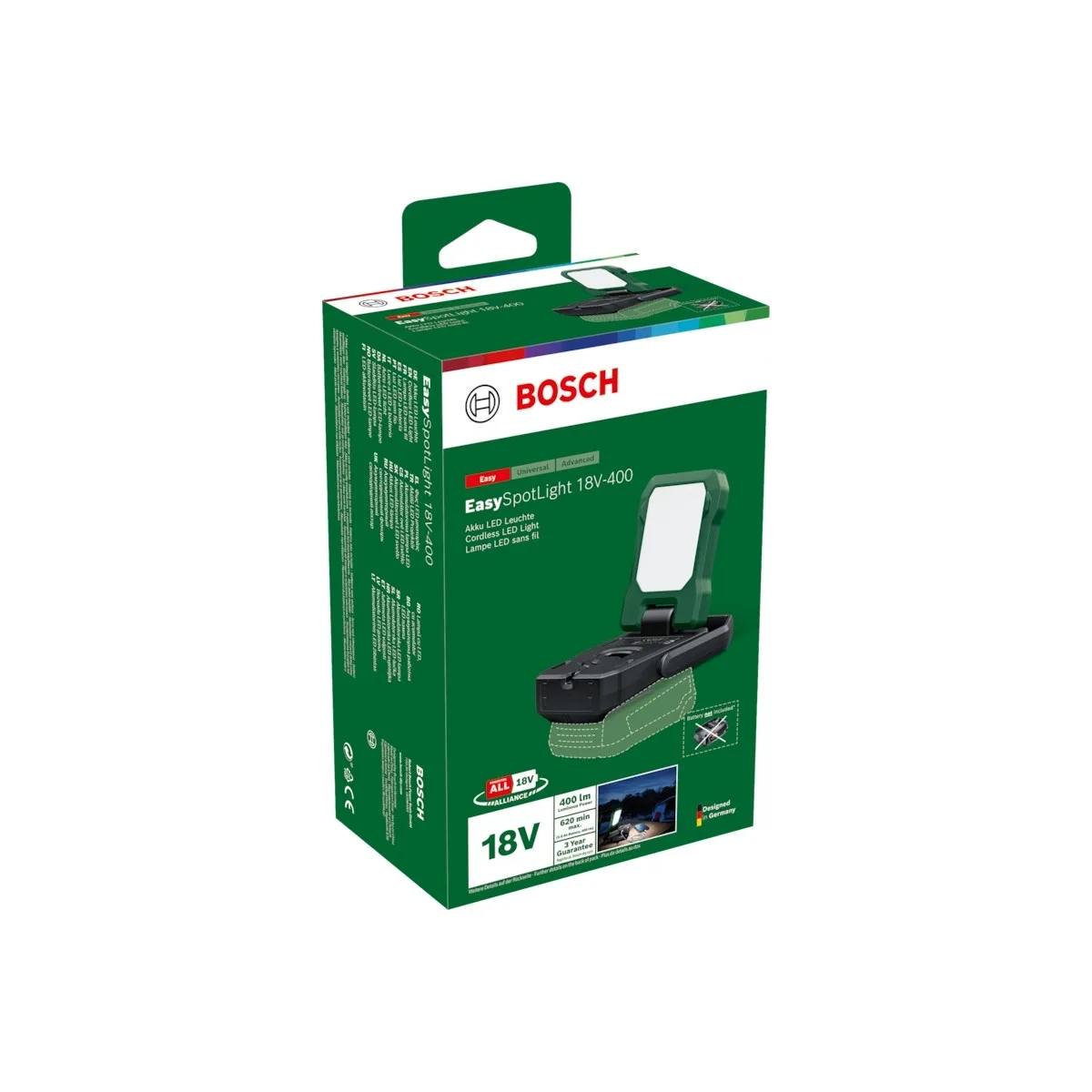 Фонарь аккумуляторный Bosch EasySpotlight 18V-400, 18,0 В, 400 лм — фото 4 из 4