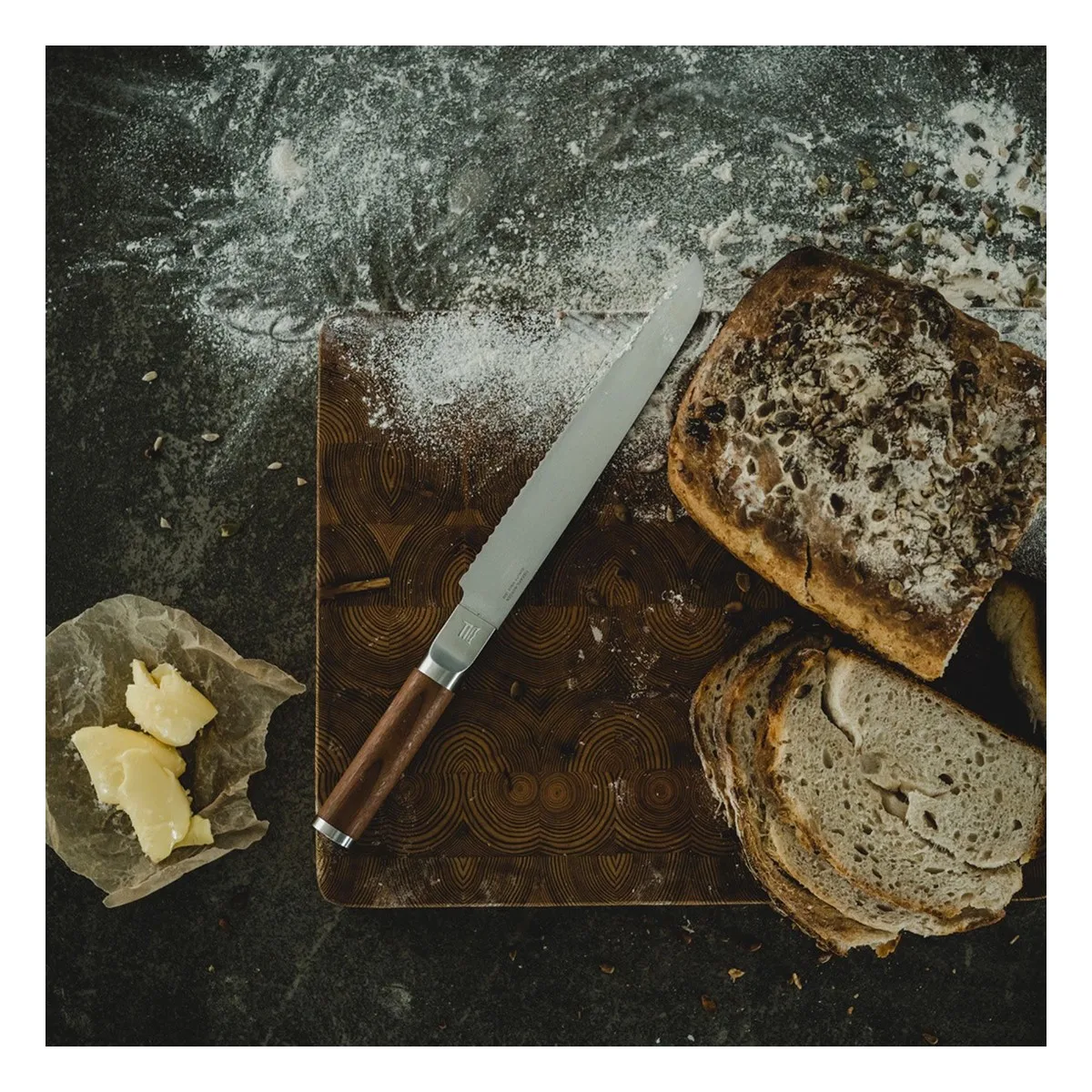 Хлебный нож Fiskars Norden Bread (1026421), лезвие 22 см — фото 3 из 4