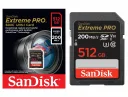 Карта памяти для фотоаппарата SanDisk Extreme PRO V30 SDXC UHS-I 512 GB (SDSDXXD-512G-GN4IN) - флешка 512 Гб