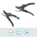 Секатор садовый Gardena PremiumCut Pro, плоскостной (Bypass), до 24 мм, для живых ветвей (12251-20)