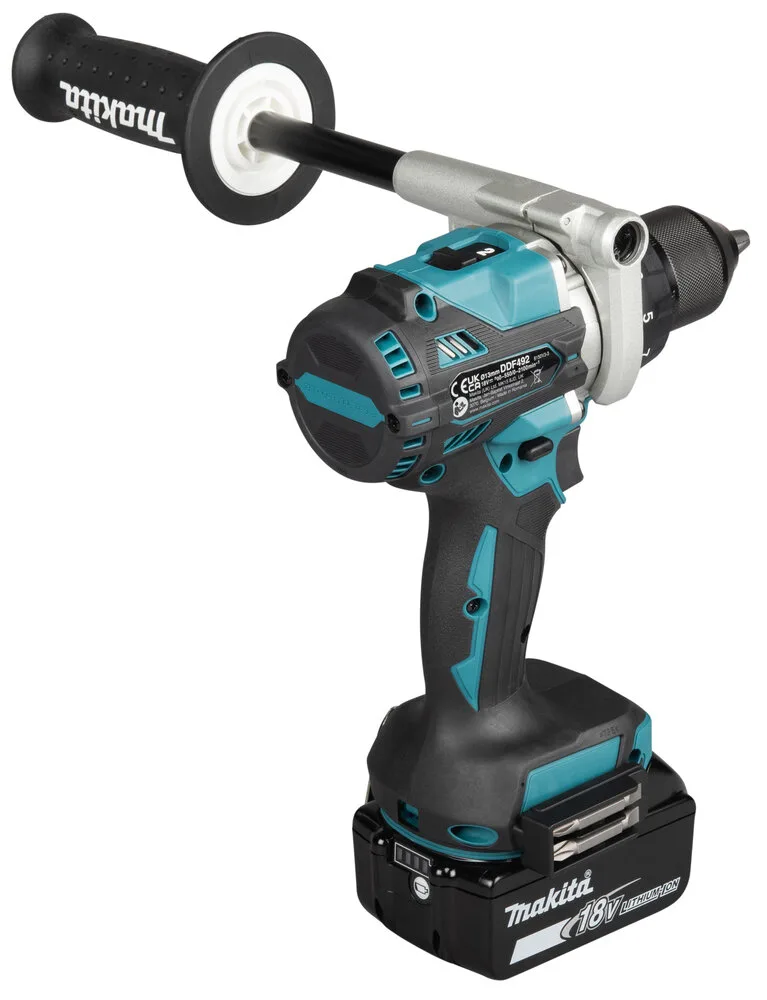 Дрель-Шуруповерт ударный Makita DDF492RTJ (0197050011688), зеленый/черный — фото 5 из 12