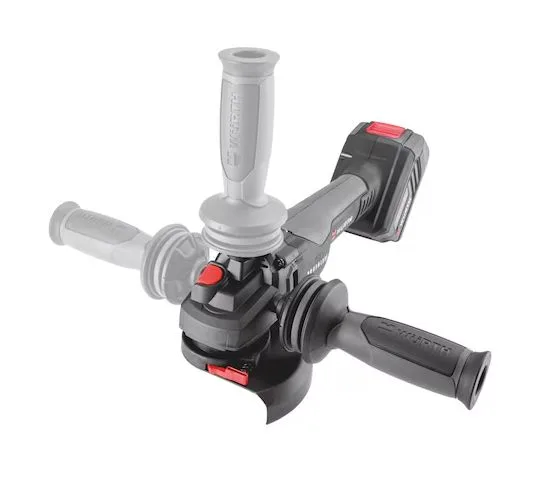 Угловая шлифовальная машина Wurth AWS 18-125 P COMPACT аккумуляторная, АКБ 2x5 Ач 5701446002 — фото 6 из 9