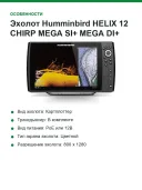 Эхолот Humminbird HELIX 12 CHIRP MEGA SI+ MEGA DI+ G4N
