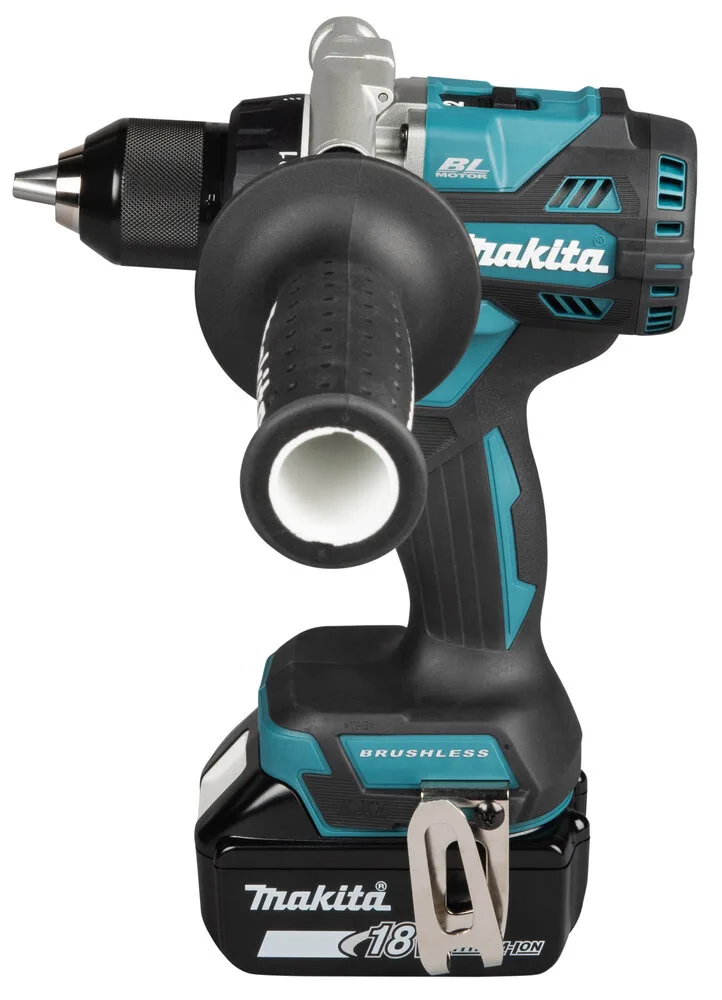 Дрель-Шуруповерт ударный Makita DDF492RTJ (0197050011688), зеленый/черный — фото 2 из 12
