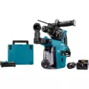 Перфоратор Makita "DHR243RTJW", 18В, 2Дж, 950об/мин, SDS-Plus, 2акб, кейс, синий