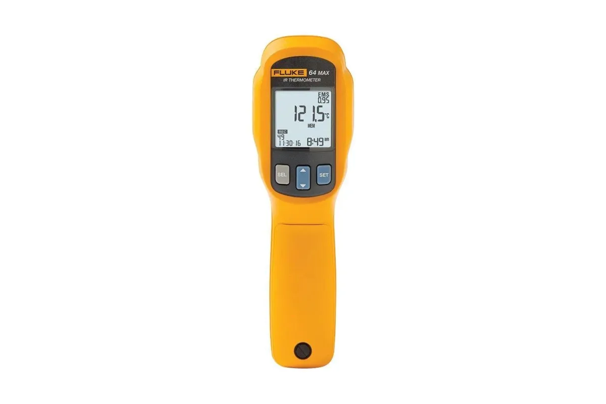 Пирометр инфракрасный Fluke 64 MAX, −30…+600 °C, оптика 20:1, память на 99 измерений — фото 9 из 11