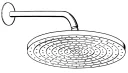 Верхний душ Hansgrohe Raindance S 180 Air 1jet 27468000