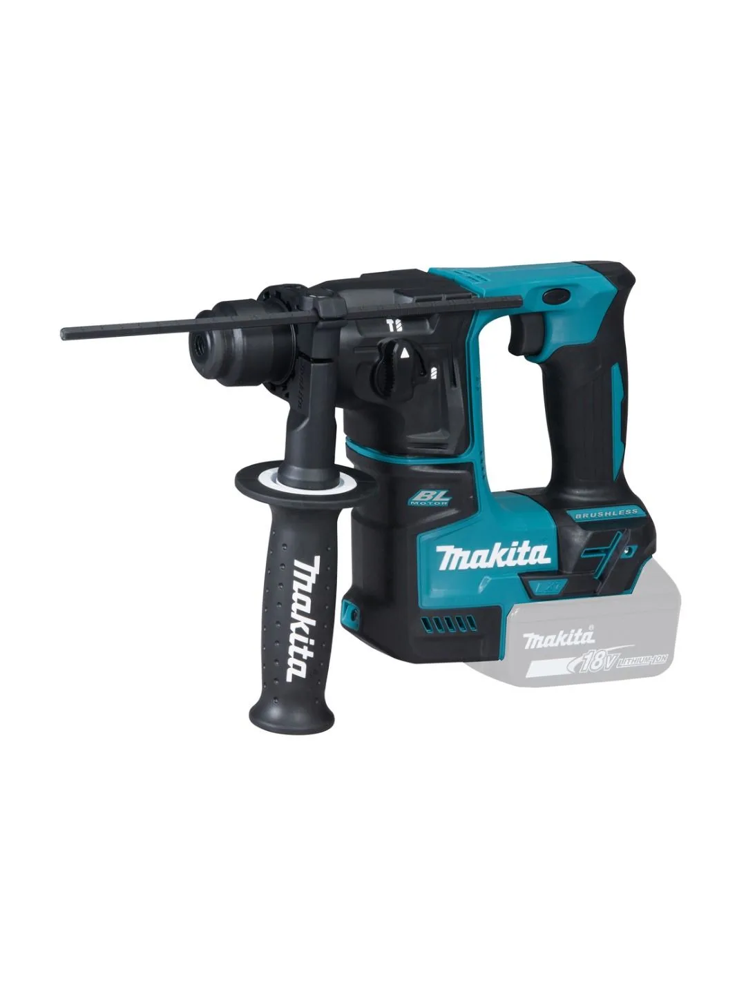 Аккумуляторный перфоратор 2-х режимный SDS+ Makita DHR171ZJ (18V, Li-Ion), без АКБ и ЗУ, кейс