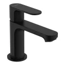 Смеситель для раковины Hansgrohe Rebris S 80 CoolStart, донный клапан, 4 л/мин, черный матовый