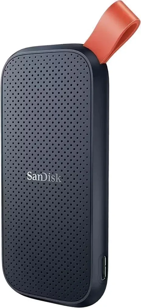 2 ТБ Внешний SSD SanDisk Portable 800 МБ/сек USB-C, USB 3.2 Gen 2 (SDSSDE30-2T00-G26) — фото 2 из 7