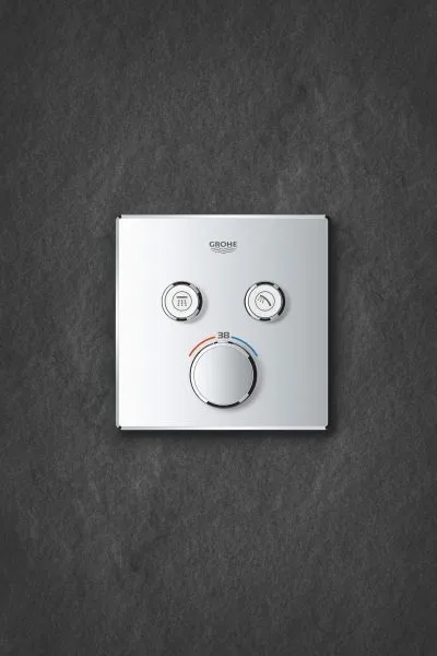 Термостат для встраиваемого монтажа на 2 выхода Grohe Grohtherm SmartControl 29124 000 (29124000) хром — фото 6 из 10