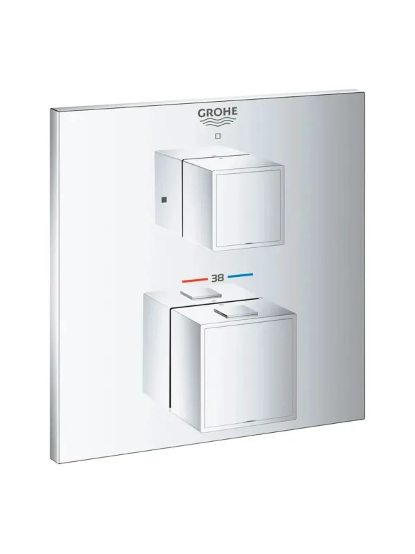 Смеситель для душа Grohe Grohtherm Cube 24153000 с термостатом Хром