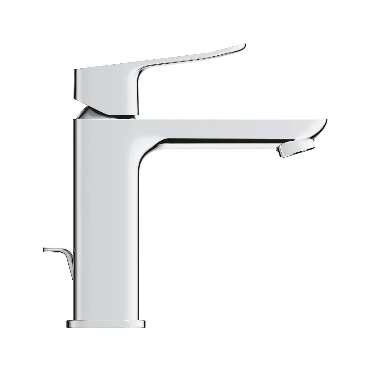 Смеситель для раковины Grohe Dice M-Size однорычажный, донный клапан с тягой, хром — фото 2 из 3