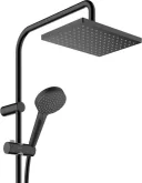 Душевая система c термостатом hansgrohe Vernis Shape Showerpipe 230 1jet 26286670, матовый черный