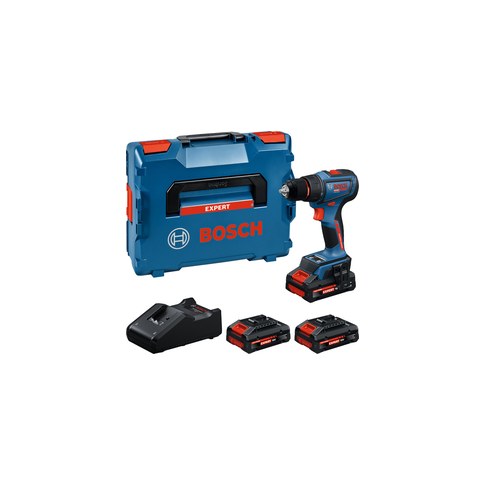 Аккумуляторная дрель-шуруповерт Bosch EXPERT EXSR18V-90 06019R2102, 3 аккумулятора