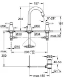 Смеситель для раковины Grohe Grandera 20389IG0