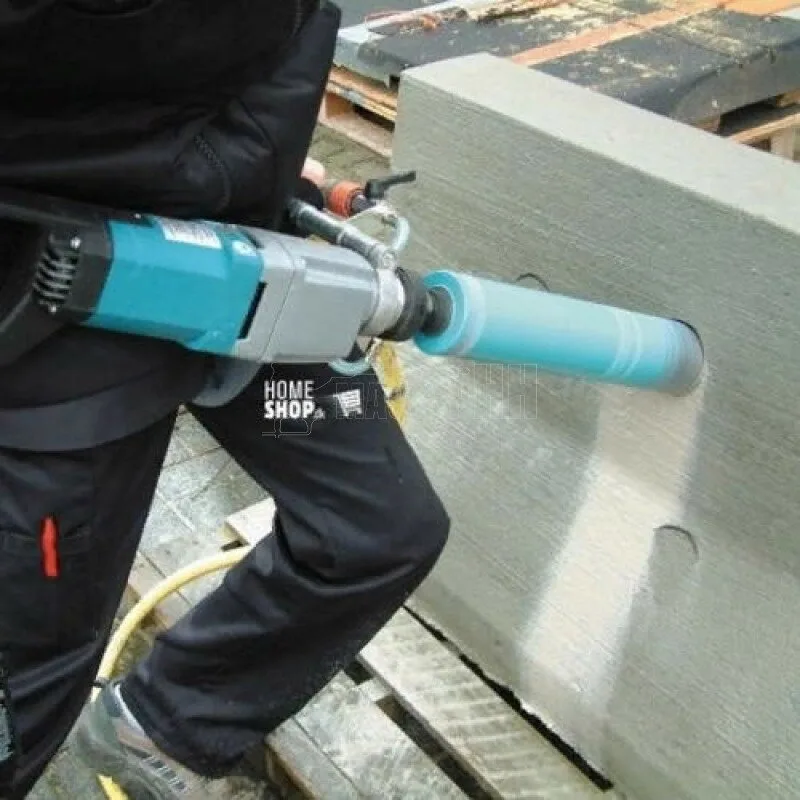 Дрель алмазного бурения Makita DBM 130, зеленый/черный, в кейсе — фото 4 из 9