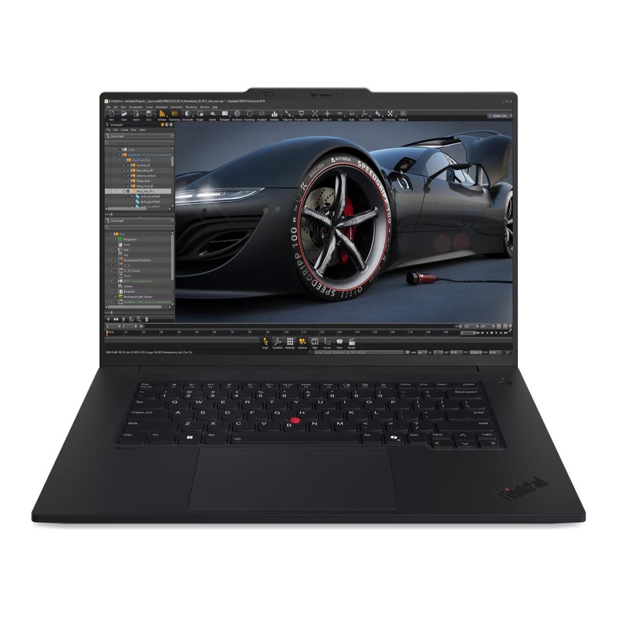 Ноутбук Lenovo ThinkPad P1 Gen 7 21KV0029GE — Core Ultra 9, RTX 4070, 64/2 ТБ, нем. раскладка