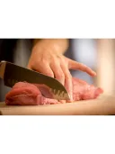 Нож кухонный "Сантоку" Tefal Ice Force K2320614, 18 см, черный/нержавеющая сталь