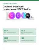 Система водяного охлаждение NZXT Kraken Elite 360 RGB RL-KR36E-W1