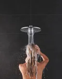 Верхний душ с кронштейном GROHE Rainshower 310 мм SmartActive 26475000 2 режима, хром