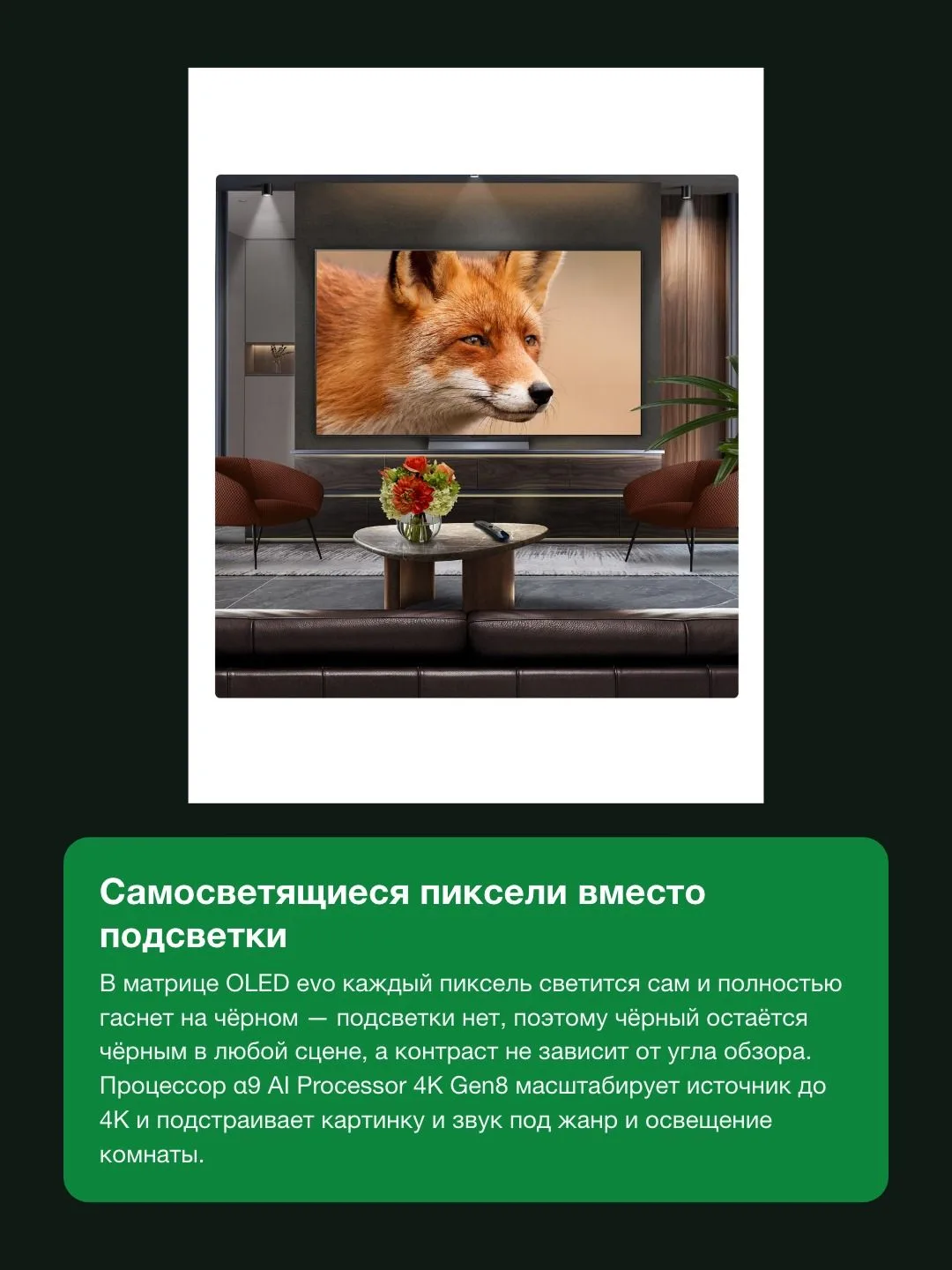 Телевизор LG OLED77C5RLA 77" 4K OLED evo Smart — фото 3 из 8