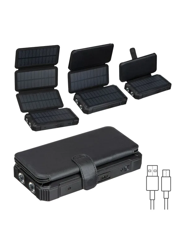 Внешний солнечный аккумулятор (Powerbank) MACMA 20000 mAh (3389903), походный