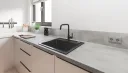 Смеситель для кухонной мойки GROHE Start с высоким поворотным изливом, матовый черный (304702430)