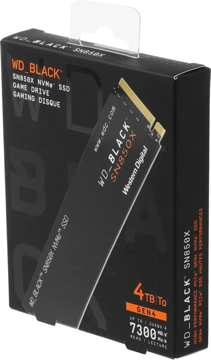 SSD диск Western Digital BLACK SN850X WDS400T2X0E — фото 3 из 6