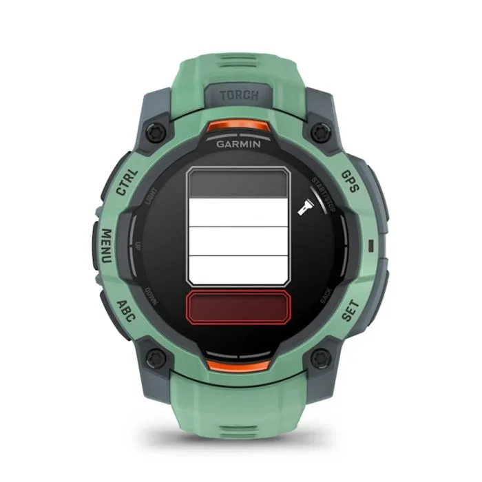Умные часы Garmin Instinct 3 45мм, Тропический неон с силиконовым ремешком — фото 9 из 10