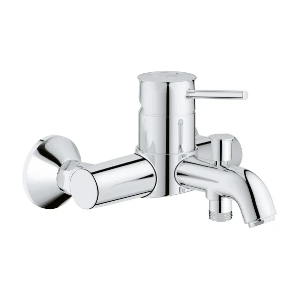 Смеситель для ванны Grohe Start Classic 23787000, однорычажный, настенный монтаж, хром