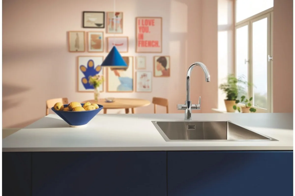 Смеситель для кухонной мойки GROHE Blue Pure StartCurve с функцией фильтрации, без фильтра в комплекте, хром 30592000 — фото 7 из 7