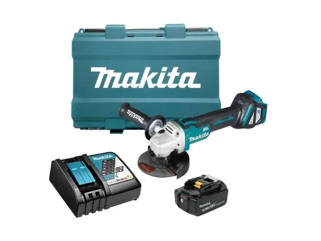 Угловая шлифмашина Makita DGA511RTJ, в кейсе, зеленый/черный — фото 4 из 4