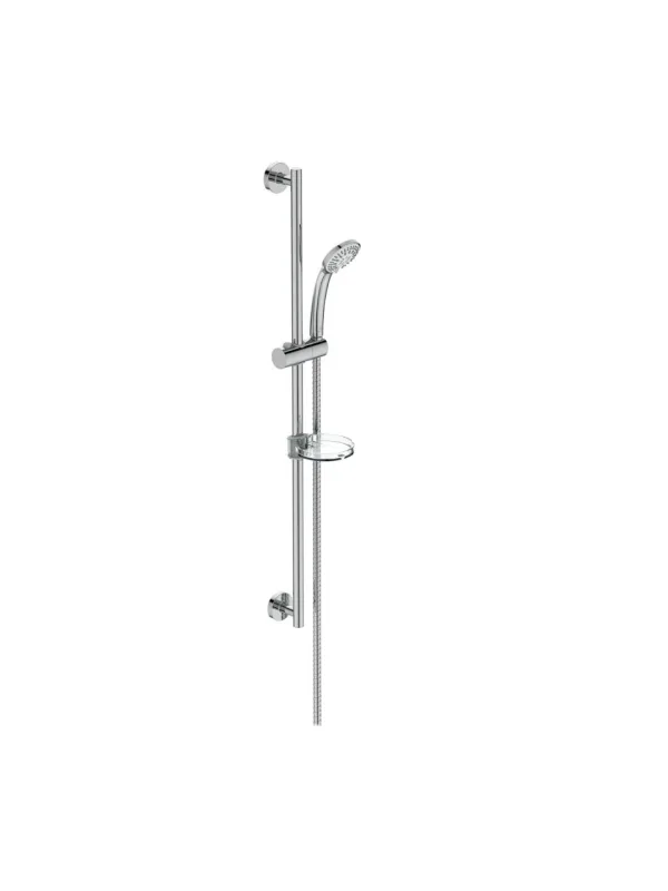 Душевой гарнитур Ideal Standard Idealrain B9504AA штанга 903 мм, лейка 3 режима, шланг 1750 мм, хром