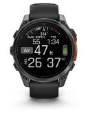 Умные часы Garmin Fenix 8, 47mm, AMOLED, Slate Gray with Black Silicone Band (010-02904-00)