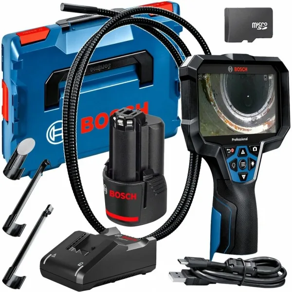 Видеоэндоскоп Bosch GIC 12V-5-27 C, 0601241401, синий/черный