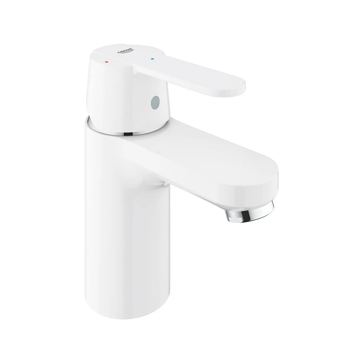 Смеситель для раковины GROHE Get с нажимным донным клапаном, белая луна (23586LS0)