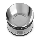 Весы кухонные электронные SMEG KSC01BLMWW до 5 кг, чаша 1,8 л, аккумулятор, чёрный мат