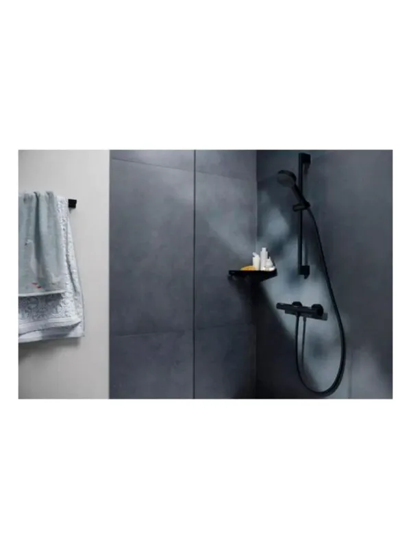 Смеситель для душа с термостатом Hansgrohe ECOSTAT LIFE 13382670 черный матовый