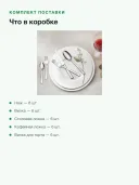Набор столовых приборов Villeroy & Boch Victor, 30 предметов на 6 персон, сталь 18/10