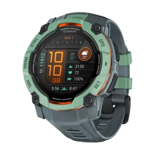 Умные часы Garmin Instinct 3, 50mm, Amoled Neotropic with Twilight Band (010-03020-01)