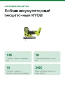 Лобзик аккумуляторный бесщеточный RYOBI RJS18BX-0 One+ 5133006438, без АКБ и ЗУ