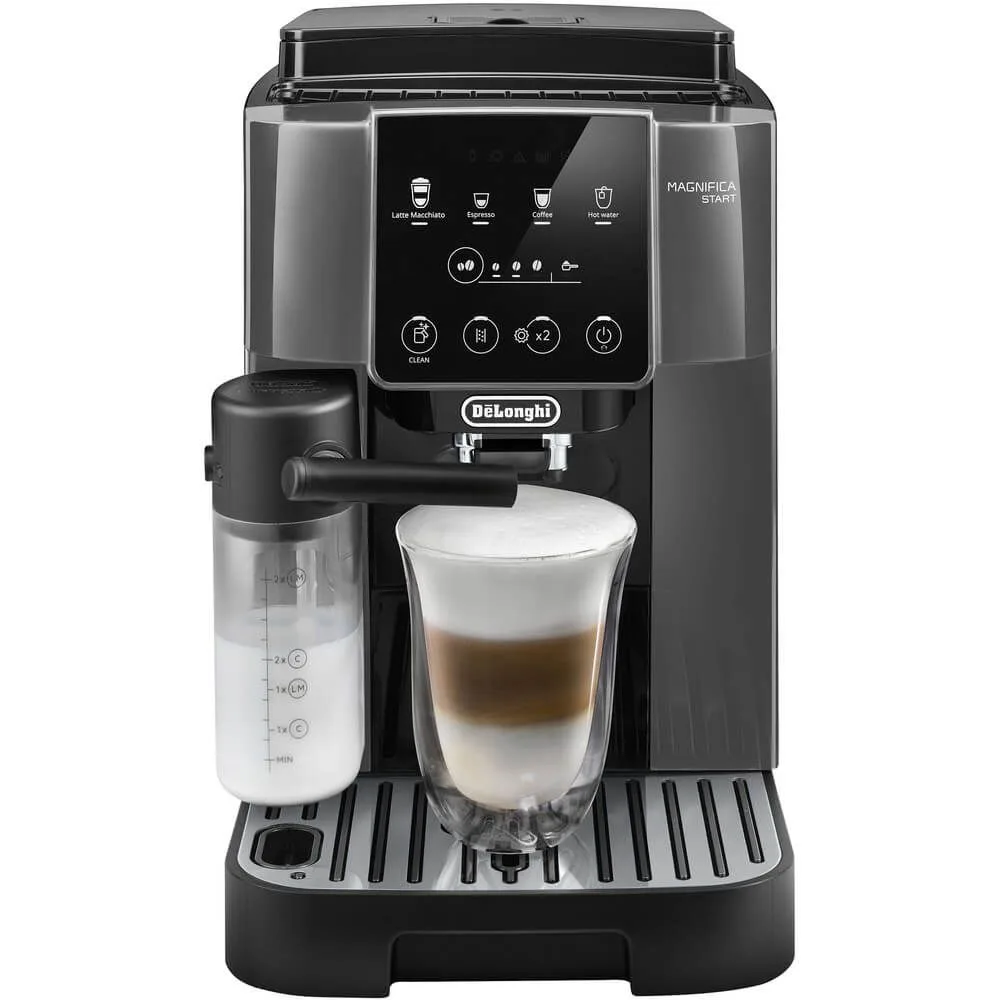 Автоматическая кофемашина Delonghi ECAM223.61.GB, 13 степеней помола, давление 15 бар, автокапучинатор, 2 порции эспрессо одновременно — фото 2 из 9